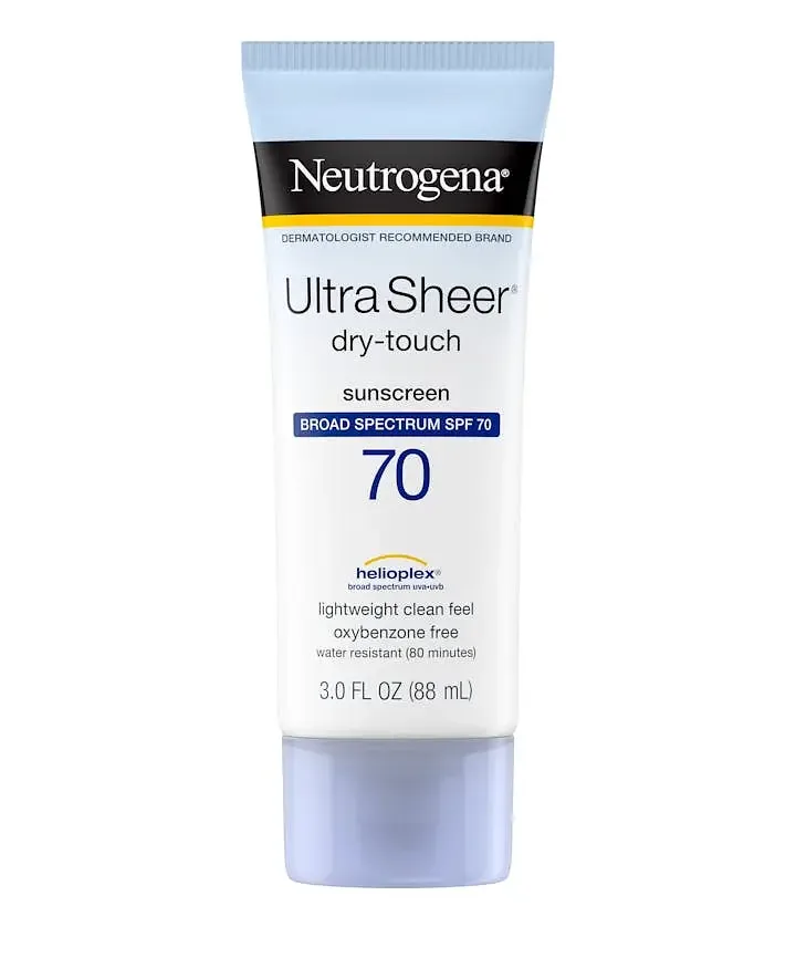Neutrogena Ultra Sheer Dry-Touch Sunscreen Broad Spectrum SPF 70