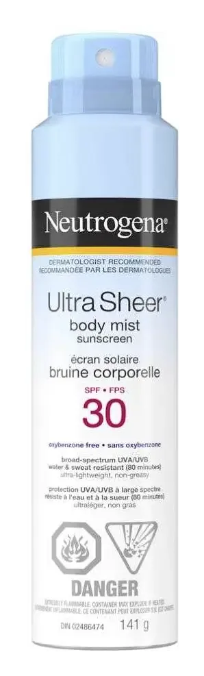Neutrogena Ultra Sheer Sunscreen Spray SPF 30