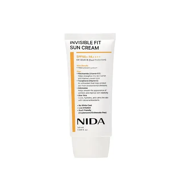 Nida Invisible Fit Sunscreen SPF 50