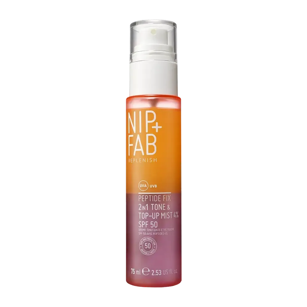 Nip + Fab Peptide Fix 2In1 Tone & Top-Up Mist 4% SPF 50