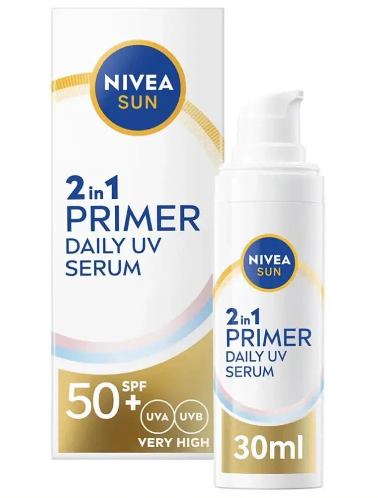 Nivea 2 In 1 Primer Daily UV Serum SPF 50+