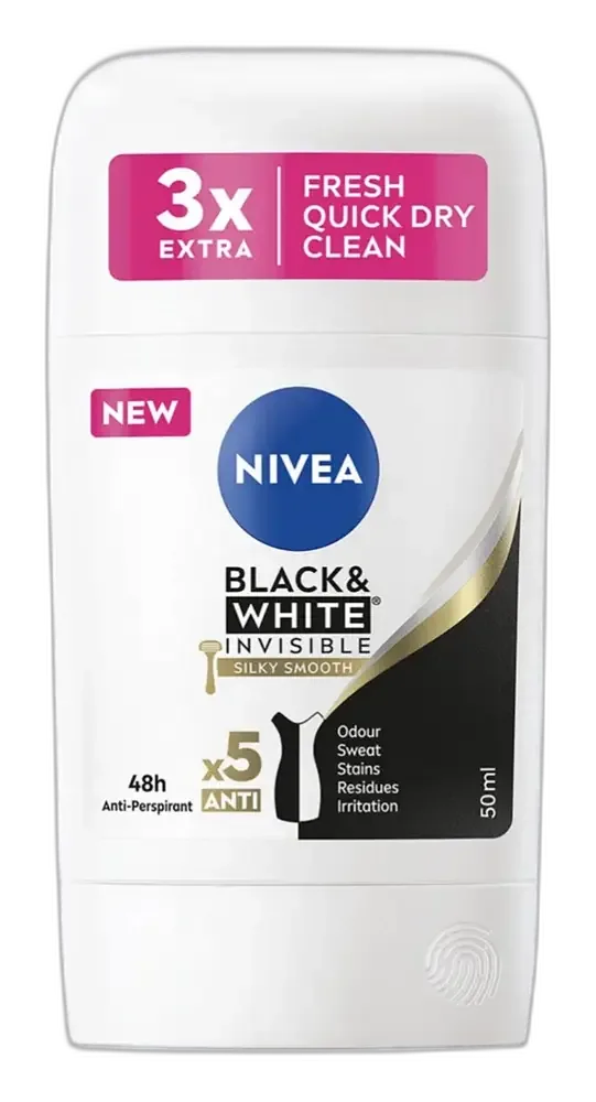 Nivea Black & White Invisible Silky Smooth Anti-Perspirant