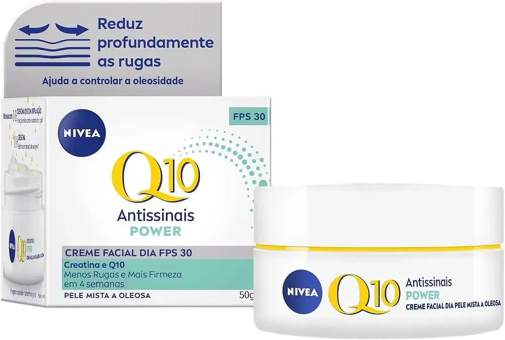 Nivea Creme Facial Antissinais Q10 Power Dia SPF30