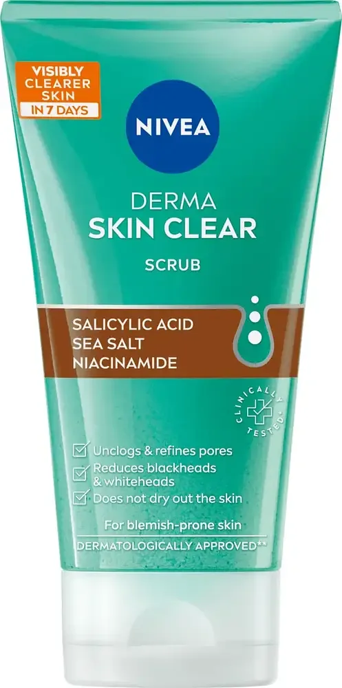 Nivea Derma Skin Clear Scrub