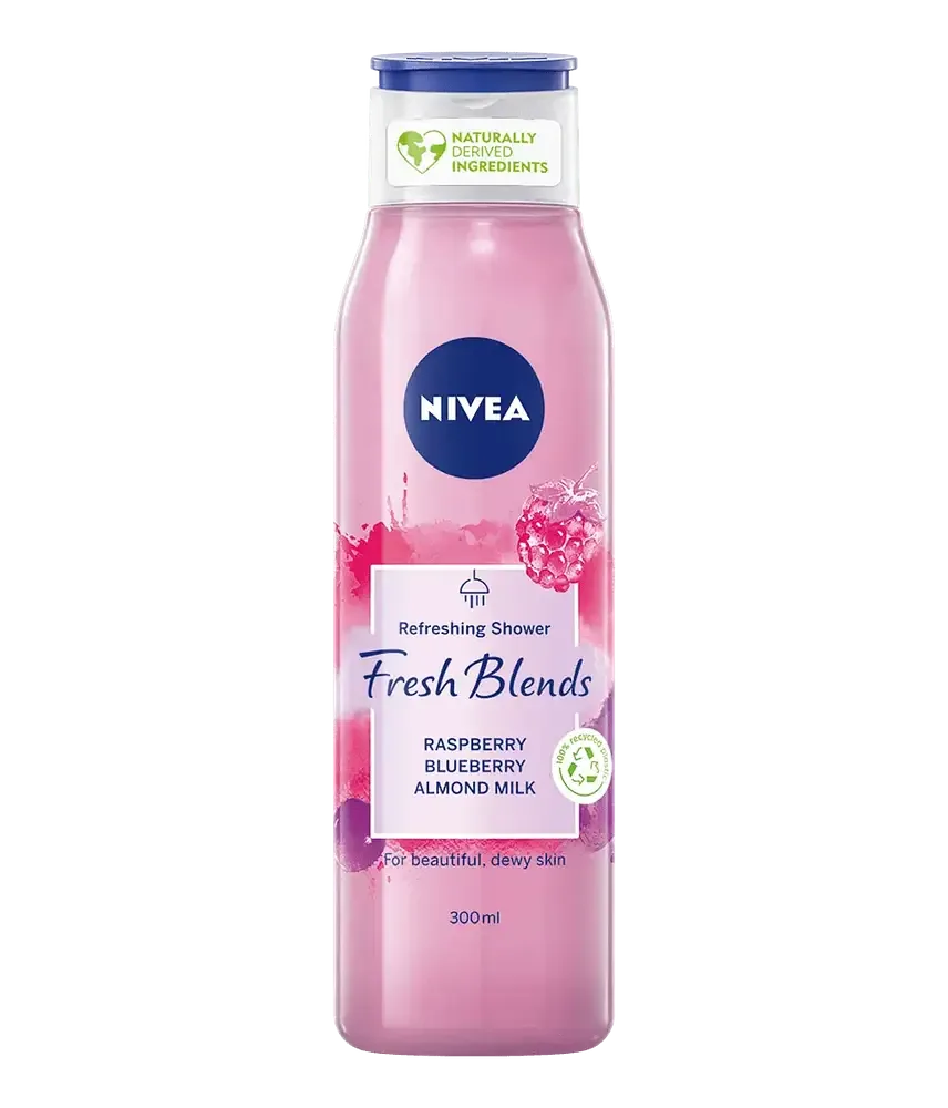 Nivea Fresh Blends Raspberry, Blueberry, Almond Milk Shower Gel