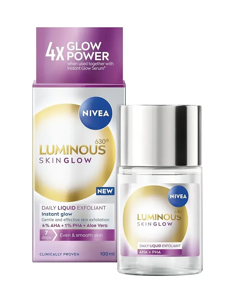 Nivea Luminous 630 Instant Skin Glow Daily Liquid Exfoliant