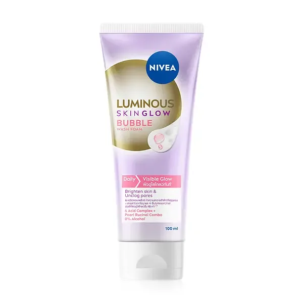 Nivea Luminous Skin Glow Bubble Wash Foam