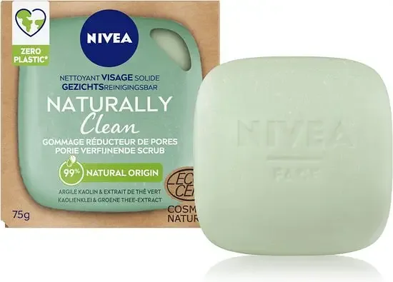 Nivea Naturally Clean Face Cleasing Bar
