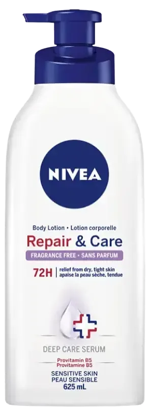 Nivea Repair & Care Fragrance-Free Body Lotion