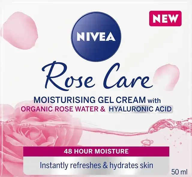 Nivea Rose Care Moisturising Gel Cream