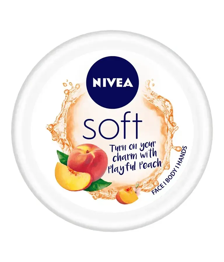 Nivea Soft Moisturizing Peach Cream