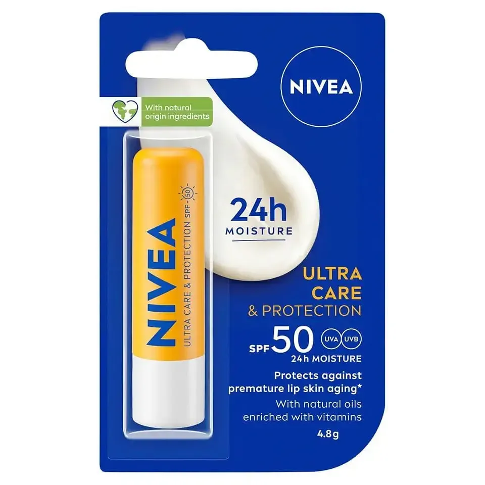 Nivea Ultra Care & Protection SPF 50 Lip Balm