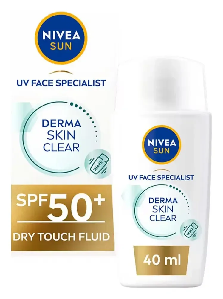 Nivea UV Face Derma Blemish Skin Clear Sun Fluid SPF 50+