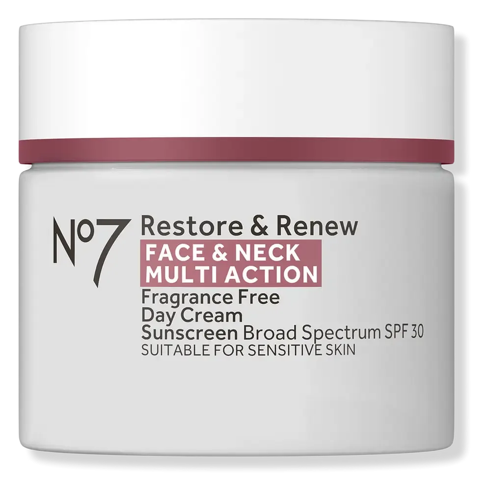 No7 Restore & Renew Face & Neck Multi Action Cream SPF 30