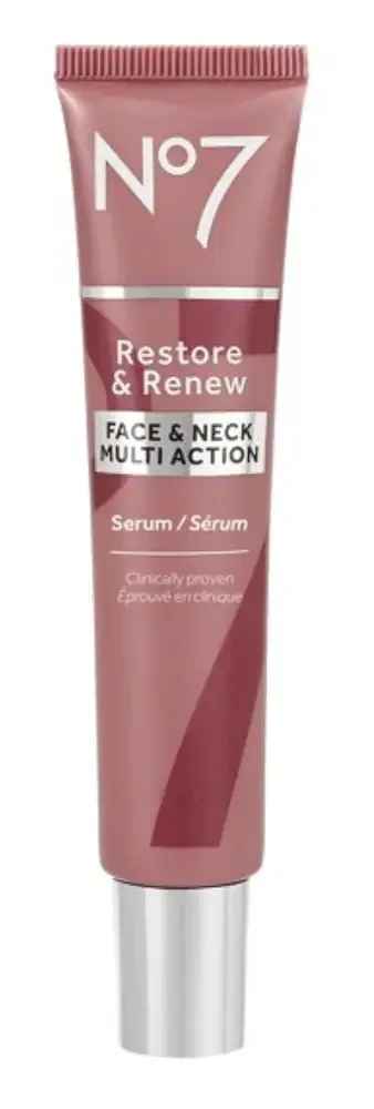No7 Restore & Renew Multi Action Face & Neck Serum