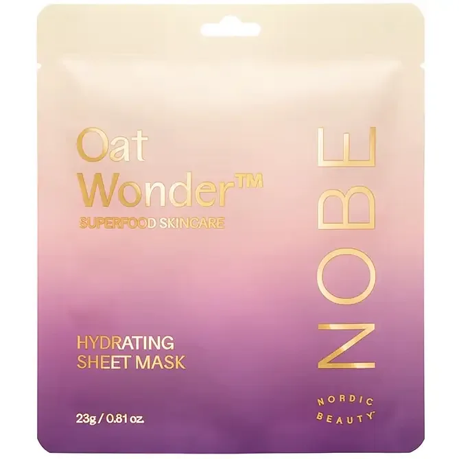 Nobe Superfood Skincare Oat Wonder Hydrating Sheet Mask