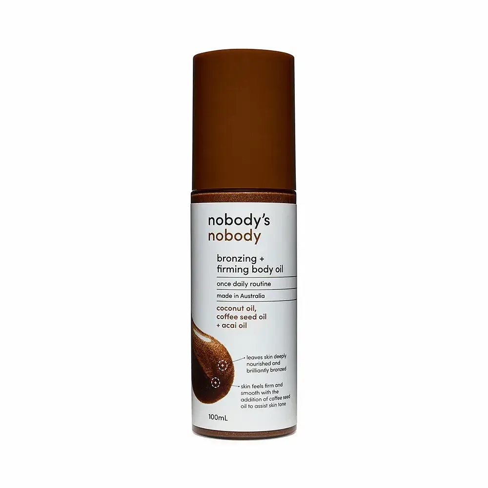 Nobody's Nobody Bronzing + Firming Body Oil