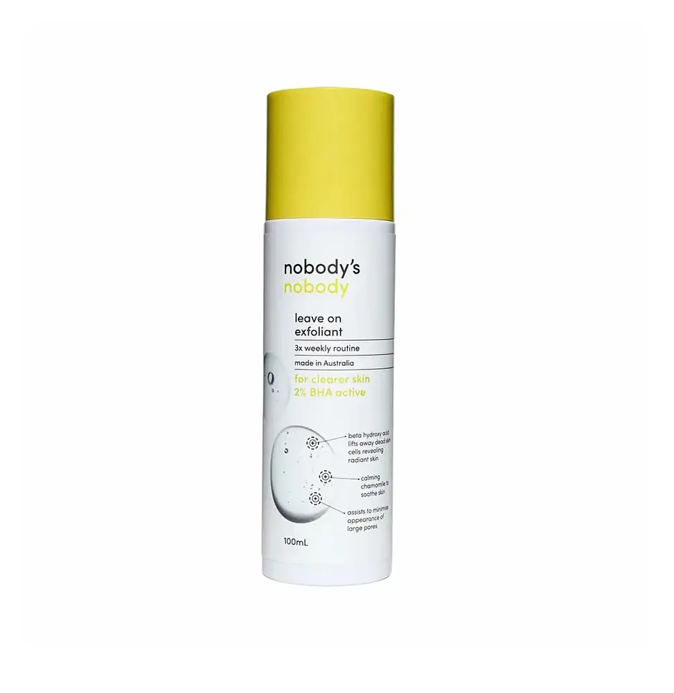 Nobody's Nobody Leave On Exfoliant