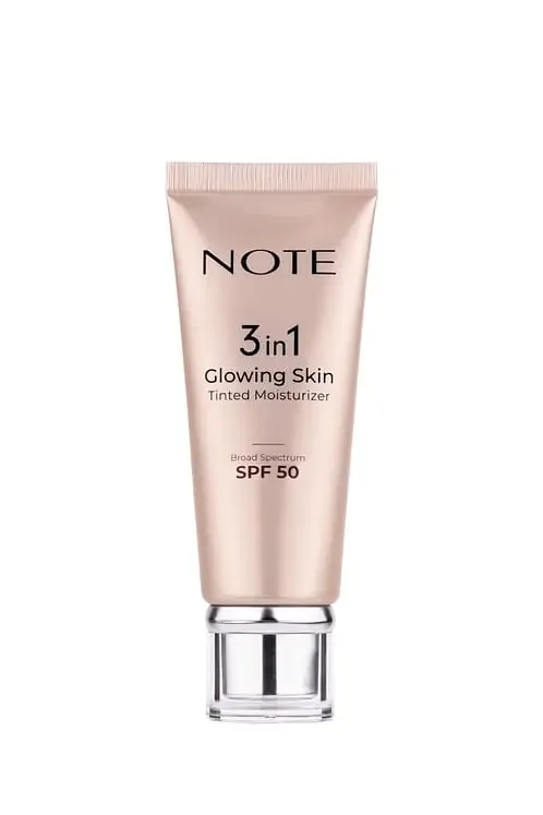 Note Cosmetics 3 In 1 Glowing Skin Tinted Moisturizer SPF 50