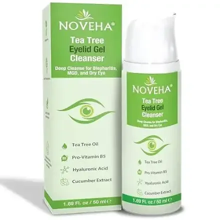 Noveha Tea Tree Eyelid Gel Cleanser