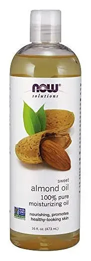 NOW Beauty Products Sweet Almond Oil, 100% Pure Moisturizing Oil