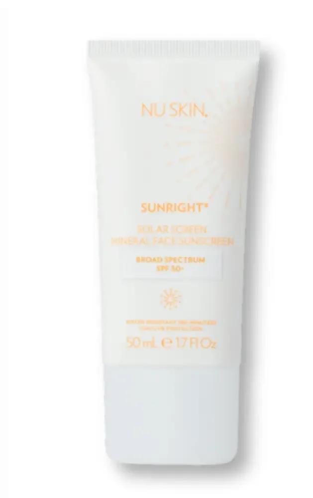 Nu Skin Sunright Solar Screen Mineral Face Sunscreen Broad Spectrum SPF 50+