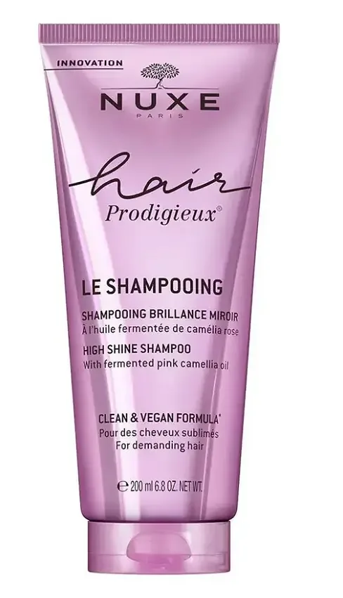 Nuxe Hair Prodigieux Mirror Shine Shampoo With Fermented Camellia Rose Oil