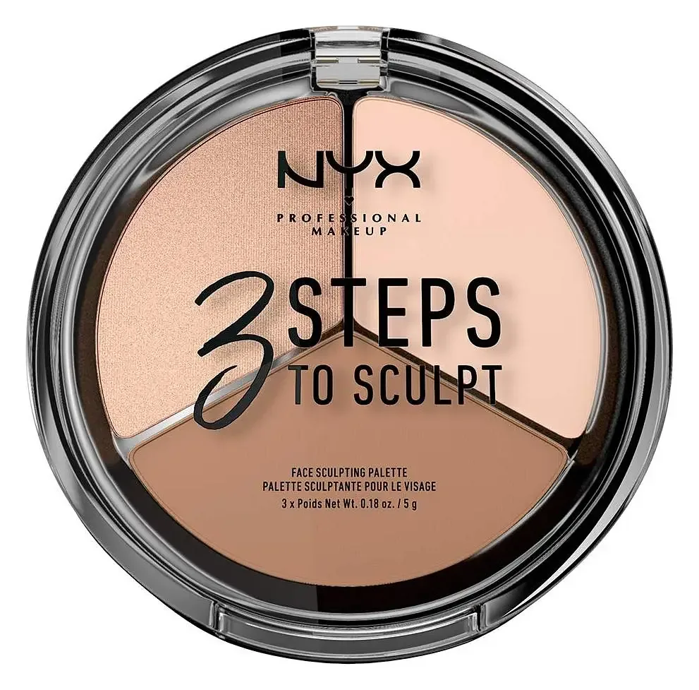 Nyx Cosmetics 3 Steps to Sculpt, Face Sculpting Palette