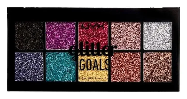 Nyx Cosmetics Glitter Goals Cream Pro Palette
