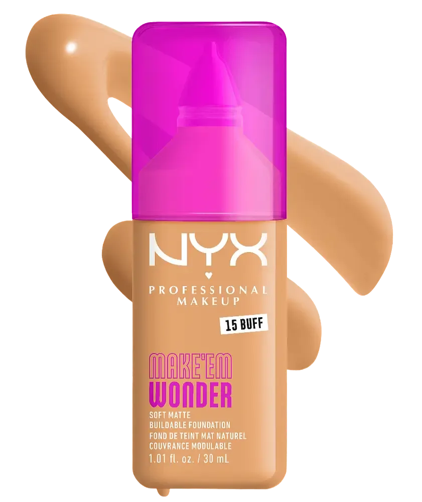 Nyx Cosmetics Make 'Em Wonder Soft Matte Buildable Foundation