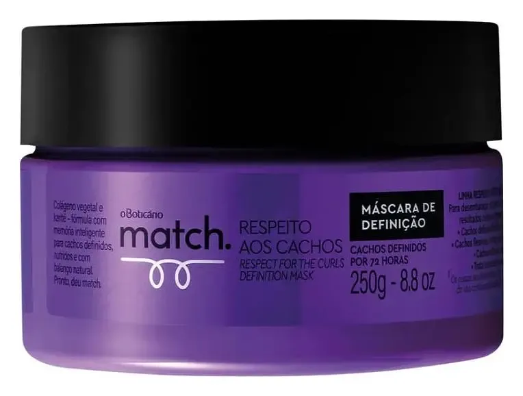 O Boticário Respect For The Curls Definition Mask