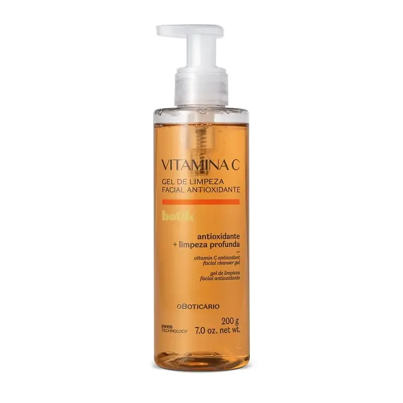 O Boticário Vitamin C Antioxidant Facial Cleanser Gel