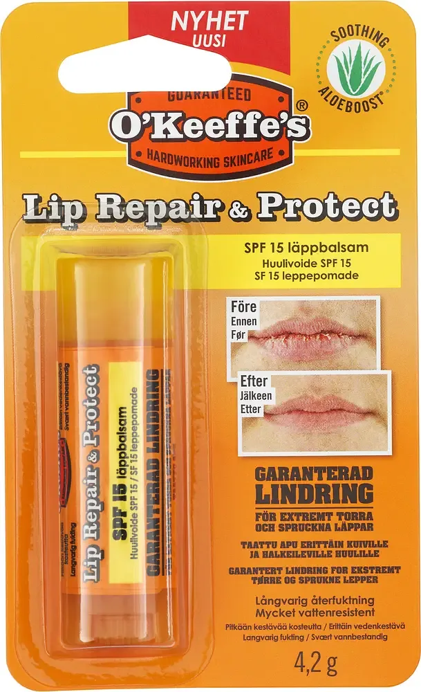 O’Keeffe’s Lip Repair & Protect SPF 15