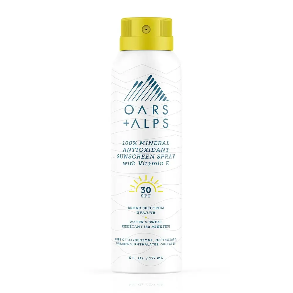 Oars + Alps 100% Mineral Antioxidant Sunscreen Spray SPF 30