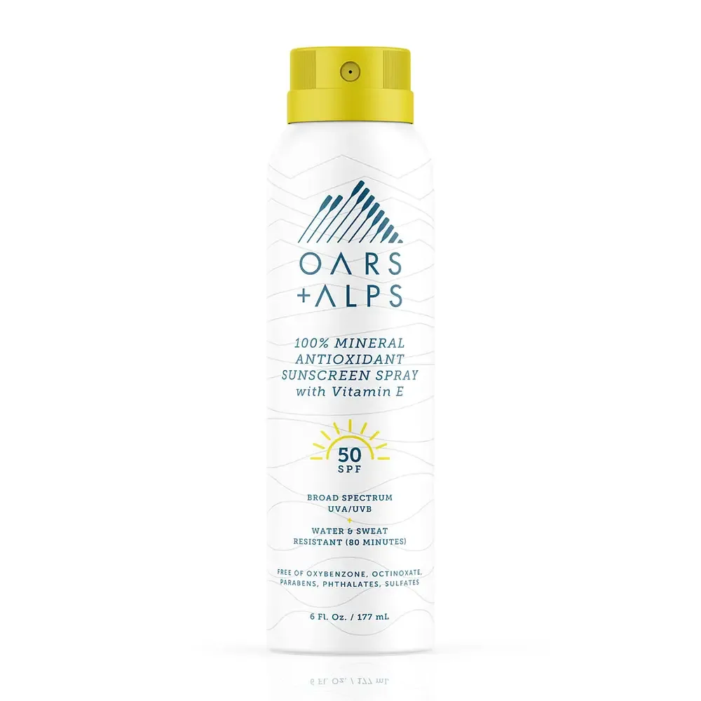Oars + Alps 100% Mineral Antioxidant Sunscreen Spray SPF 50