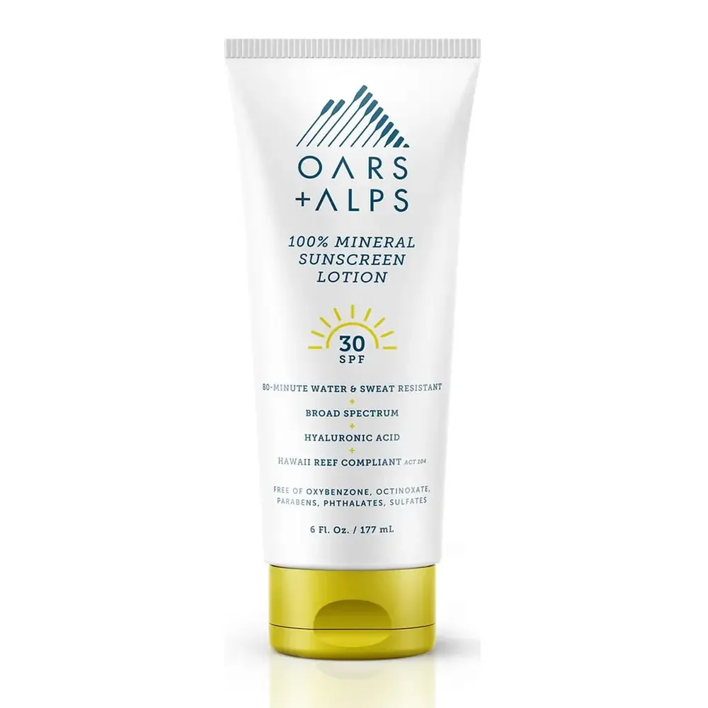 Oars + Alps 100% Mineral Sunscreen Lotion SPF 30
