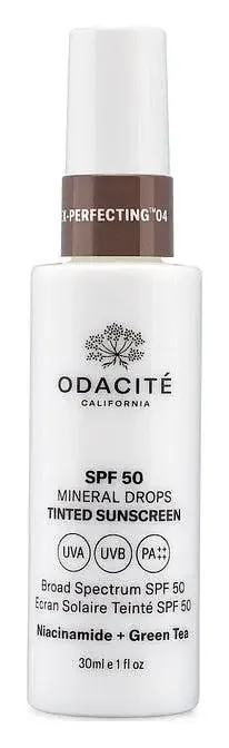 Odacité California SPF 50 Tinted Mineral Drops