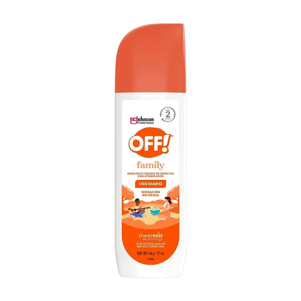 Off! Family Repelente Líquido De Insectos Con Atomizador