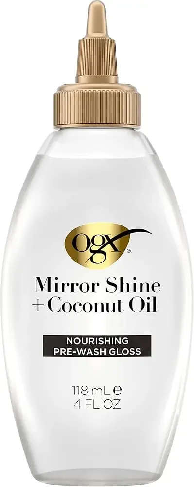 OGX Beauty Mirror Shine + Coconut Oil Nourishing Pre-Wash Gloss