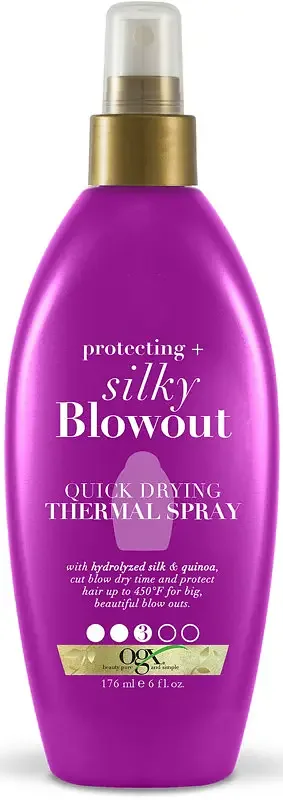 OGX Beauty Protecting + Silky Blowout Quick Drying Thermal Spray