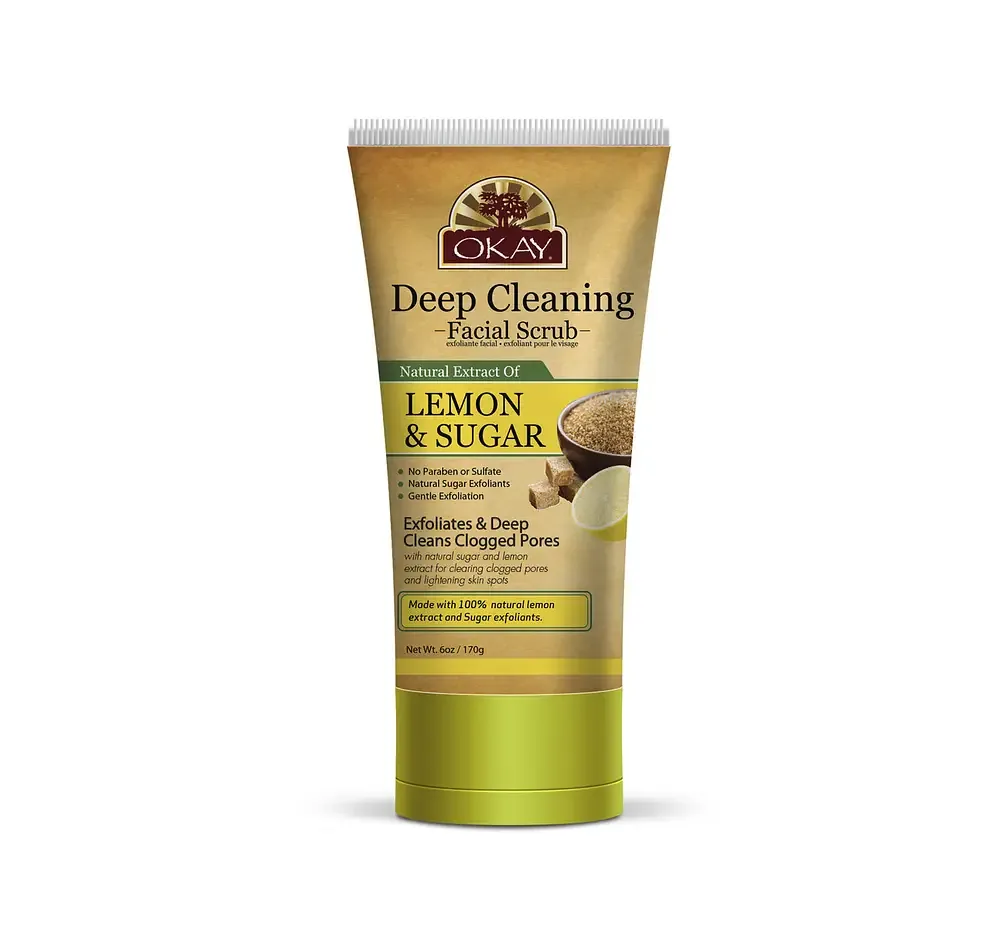 Okay Pure Naturals Deep Cleaning Facial Scrub Lemon & Sugar