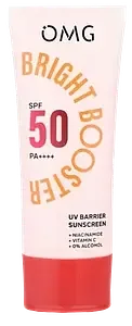 OMG Beauty Bright Booster UV Barrier Sunscreen SPF 50