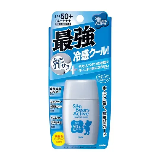 OMI Menturm Sun Bears SILVER Active Cooling Milk Sunscreen SPF50+ PA++++