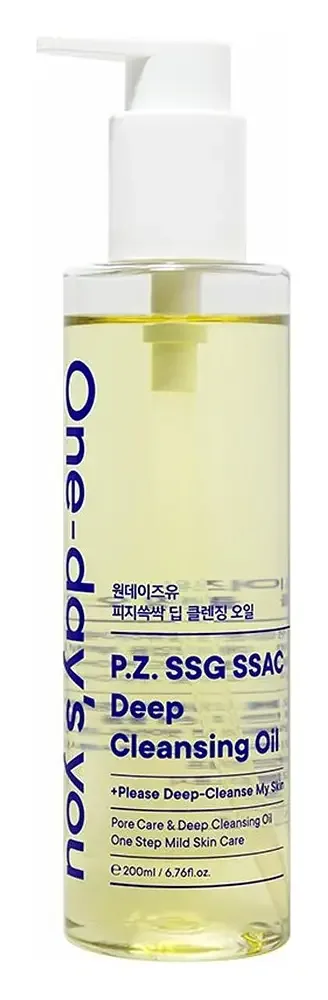 One-Day's You P.Z Ssg Ssag Deep Cleansing Oil