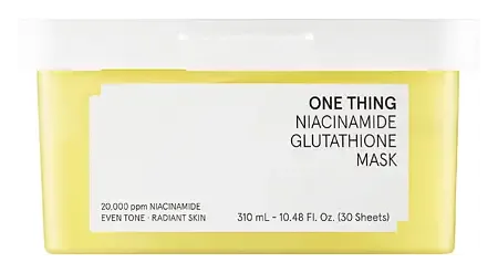 One Thing Niacinamide Glutathione Mask