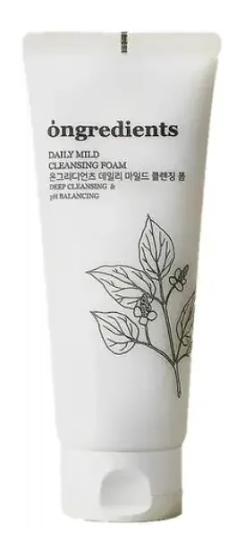 ongredients Daily Mild Cleansing Foam
