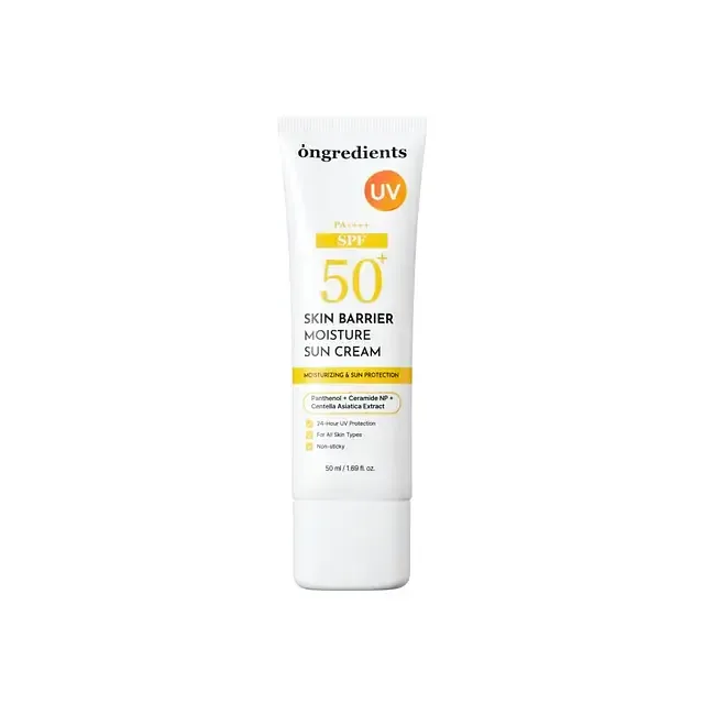 ongredients Skin Barrier Moisture Sun Cream SPF 50+
