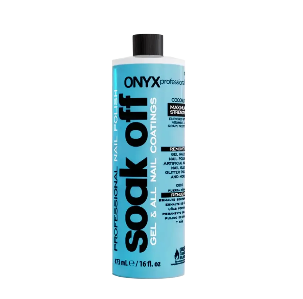 Onyx Professional Soak Off Formula Gel & Nail Polish Remover