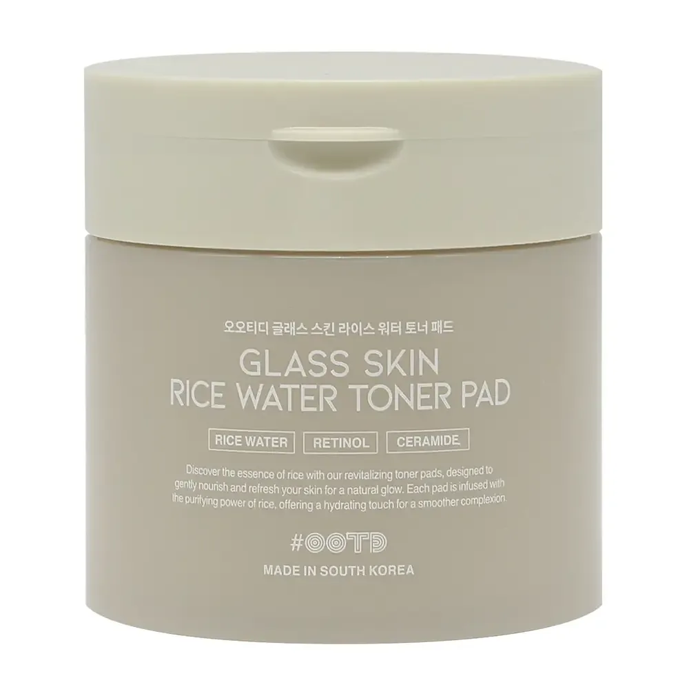 #OOTD (oxygen of the day) Glass Skin Rice Water Toner Pad