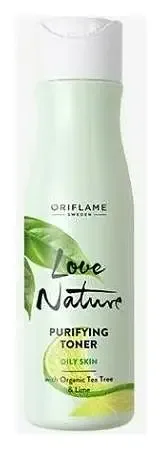 Oriflame Love Nature Purifying Toner with Organic Tea Tree and Lime